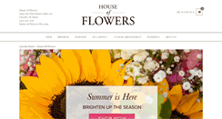 Desktop Screenshot of house-of-flowers.com